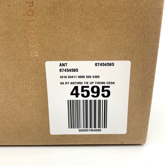 Anthropologie Tie Up Thong Sandals Size EU 36 - Picture 14 of 16